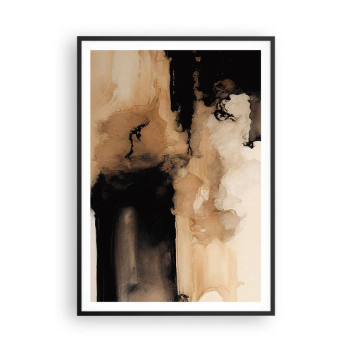 Poster in black frame - Intriguing Abstract - 70x100 cm
