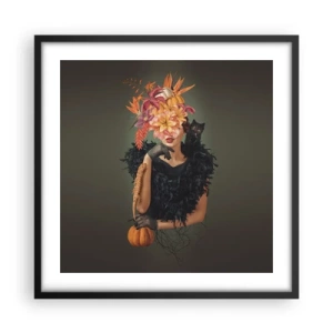 Poster in black frame - Charm of a Witch - 50x50 cm