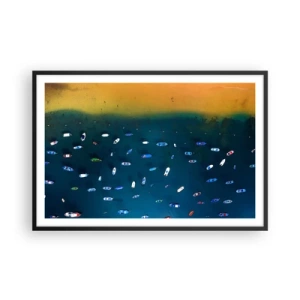 Poster in black frame - Holiday Game - 91x61 cm