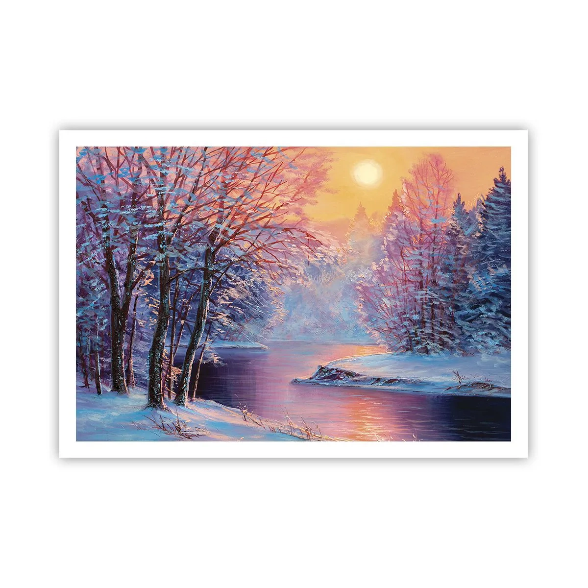 Poster - Colours of Winter - 100x70 cm