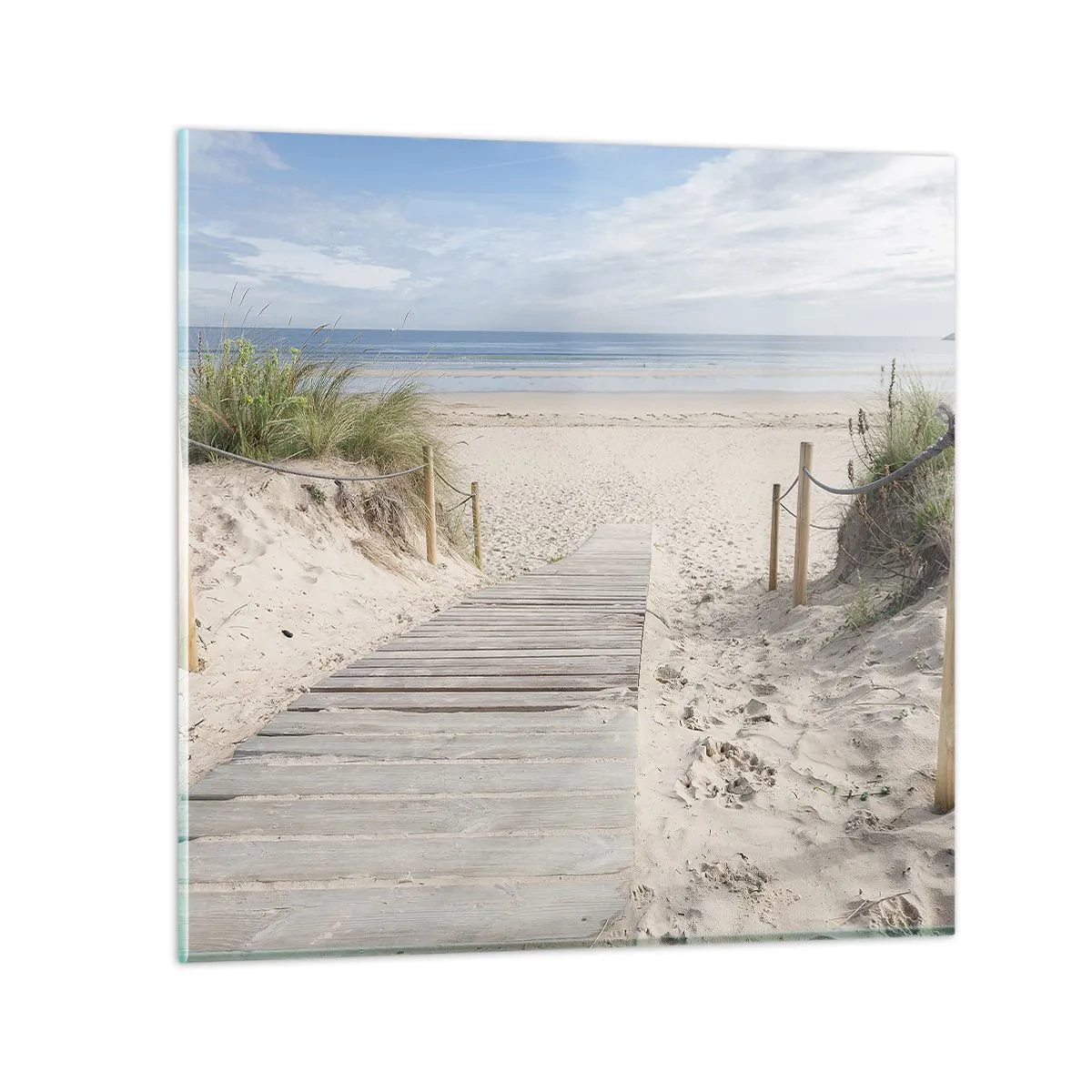 Glass picture - Until the Horizon - 60x60 cm
