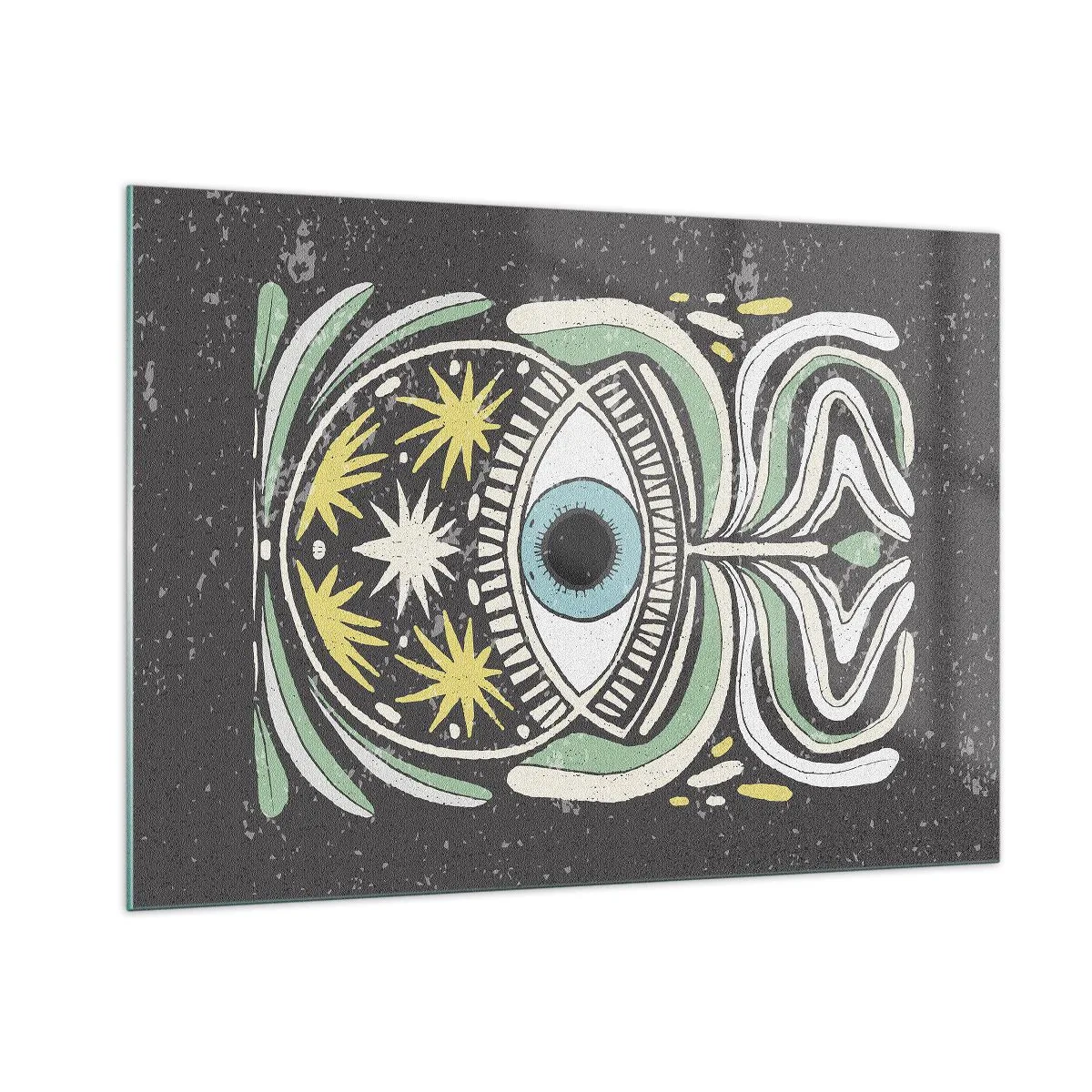 Glass picture - Tribal Rituals - 100x70 cm