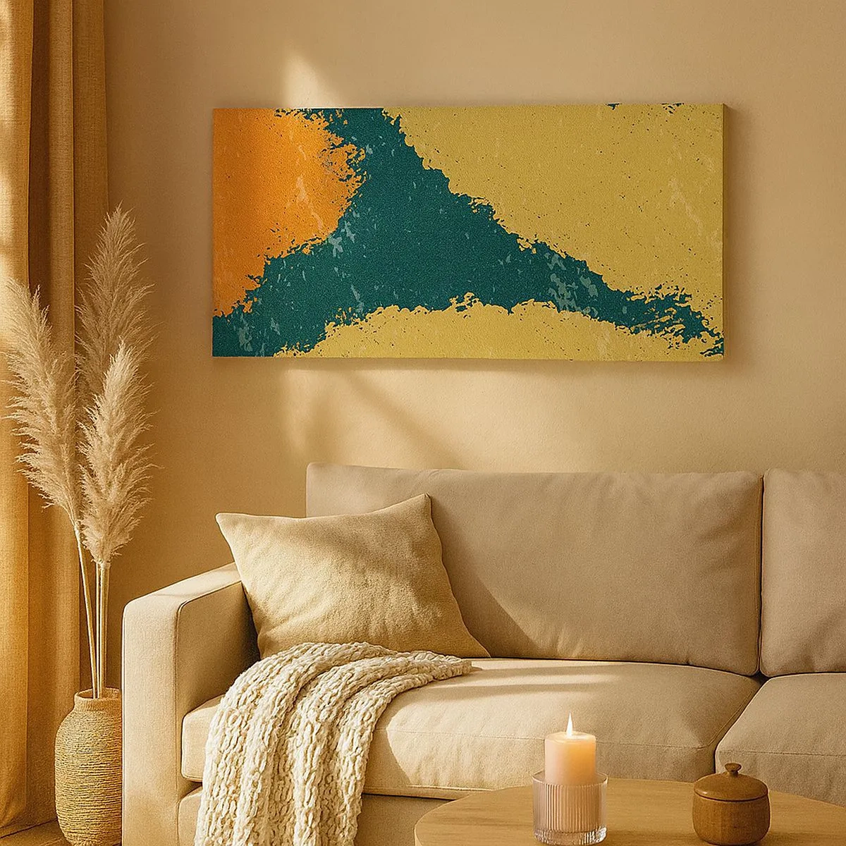 Canvas picture - Abstract - Slow Motion - 100x40 cm