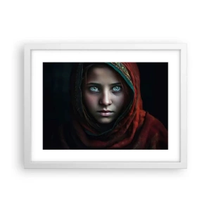 Poster in white frmae - Eastern Princess - 40x30 cm