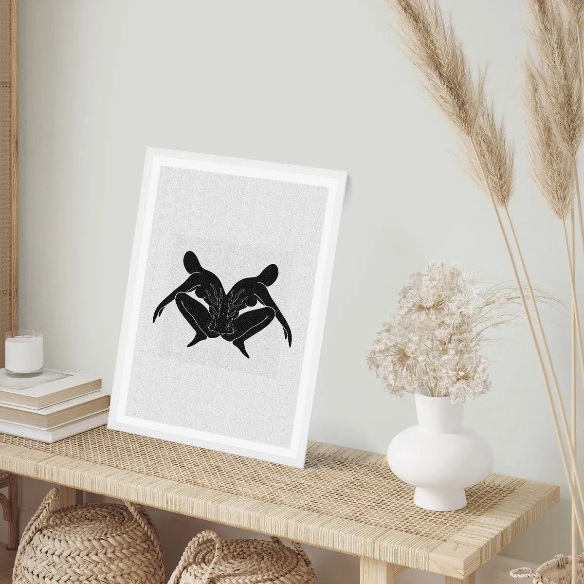 Poster in white frmae - Mutual Soul - 70x100 cm