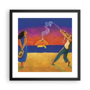 Poster in black frame - More than a Star from the Sky - 40x40 cm