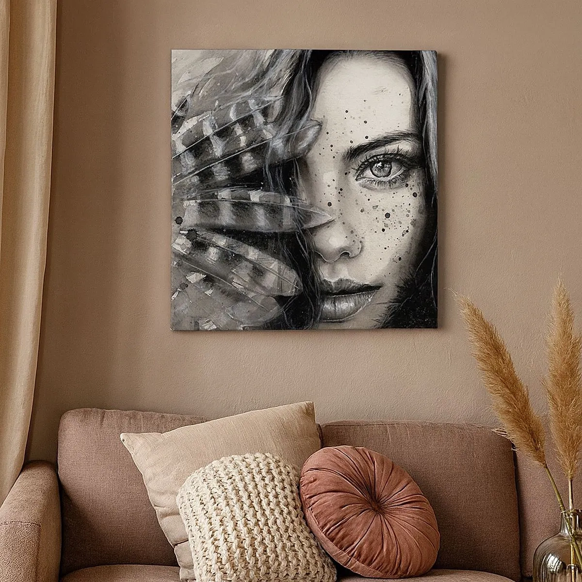 Canvas picture - Wild Beauty - 30x30 cm