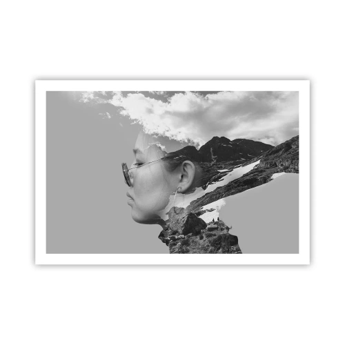 Poster - Cloudy Portrait - 91x61 cm