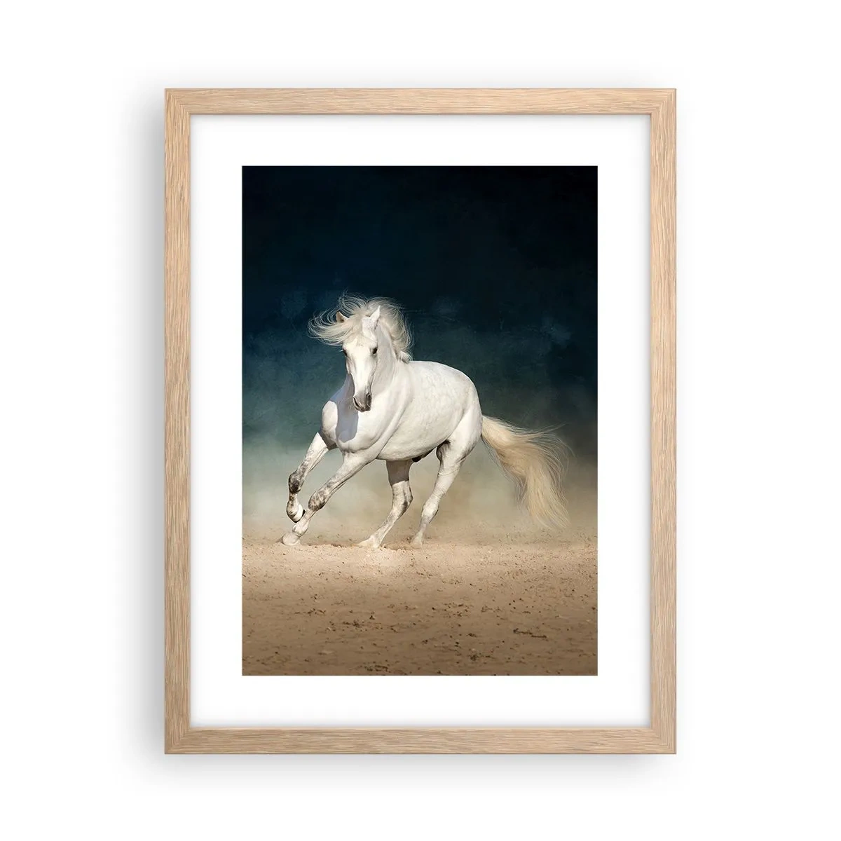 Poster in light oak frame - Freedom in a Pure State - 30x40 cm