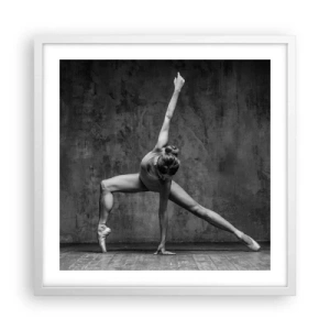 Poster in white frmae - Ideal of Balance - 50x50 cm