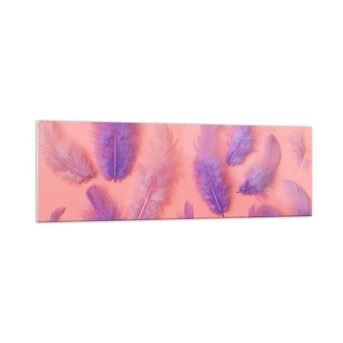 Glass picture - Lilac Bird of Desire - 160x50 cm