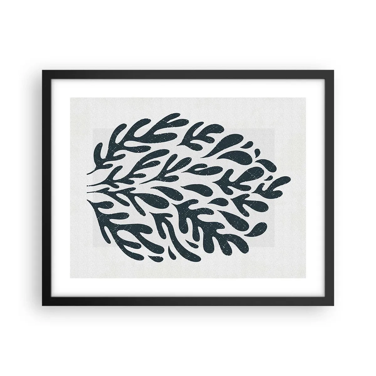 Poster in black frame - Shapes of Nature - 50x40 cm