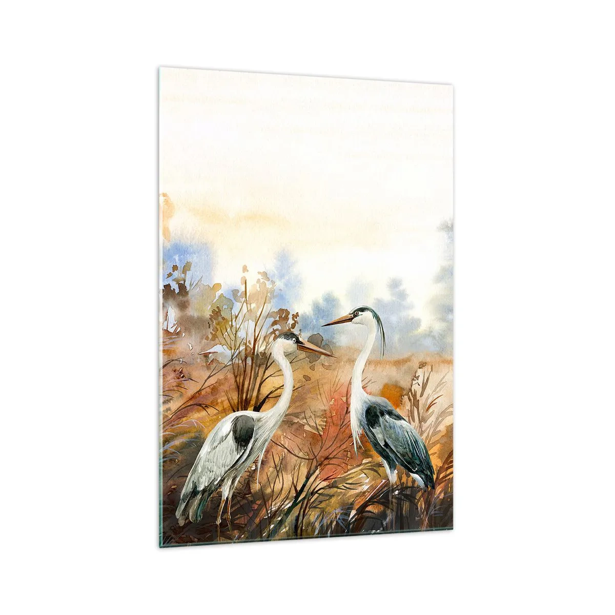 Glass picture - Where to in Autumn? - 70x100 cm