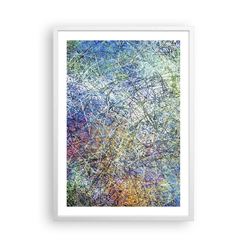 Poster in white frmae - It's Not So Simple - 50x70 cm