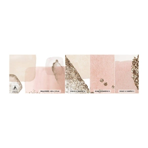 Photo Wallpaper Sample Standard Eco - Look through Colour - Abstraction, Piece, Modern Pattern - 100x30 cm