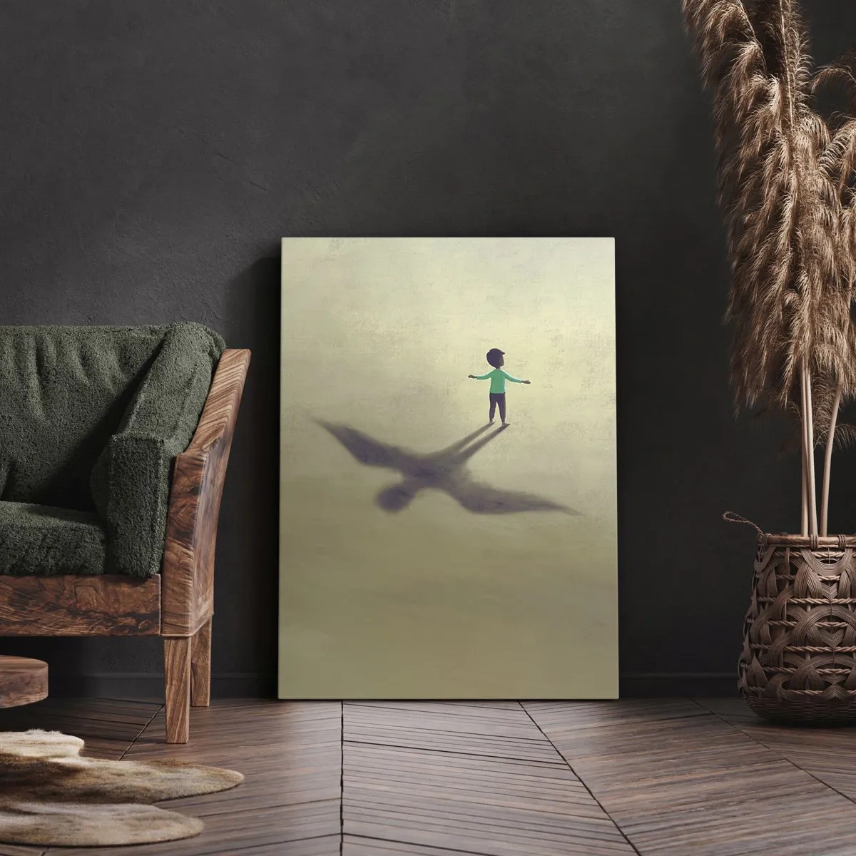 Canvas picture - Hero of the Future - 45x80 cm
