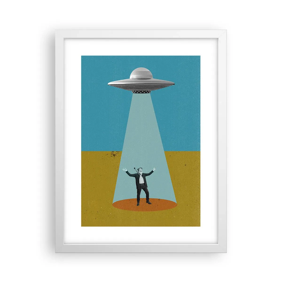 Poster in white frmae - Close Encounter - 30x40 cm