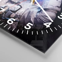 Clock face with numbers