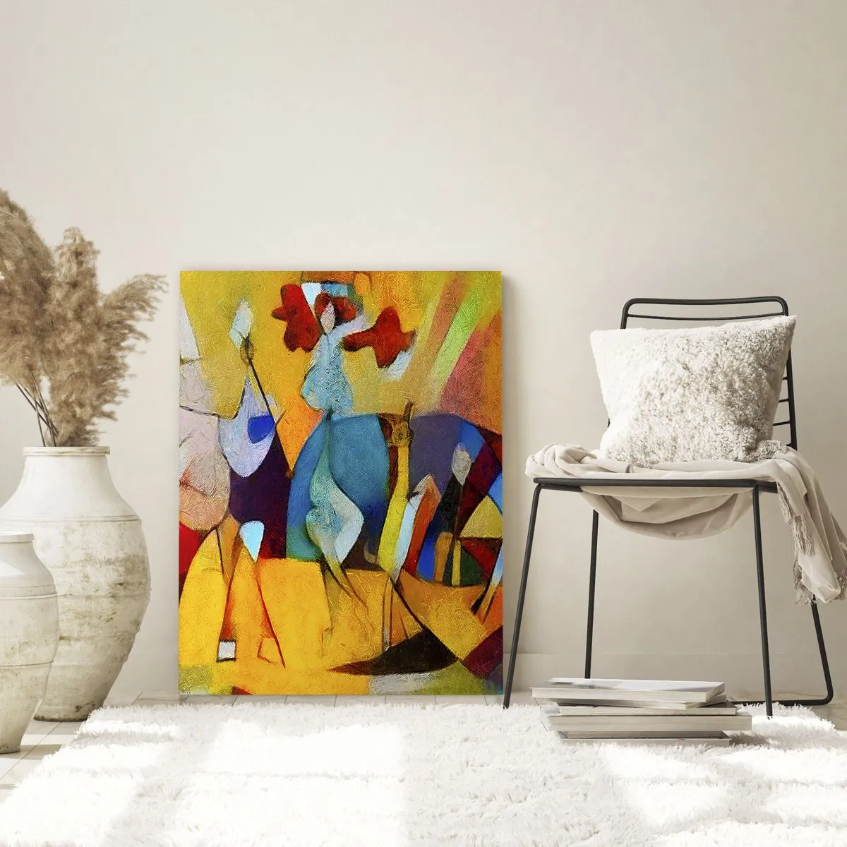 Glass picture - Sun -Life - Happiness - 50x70 cm