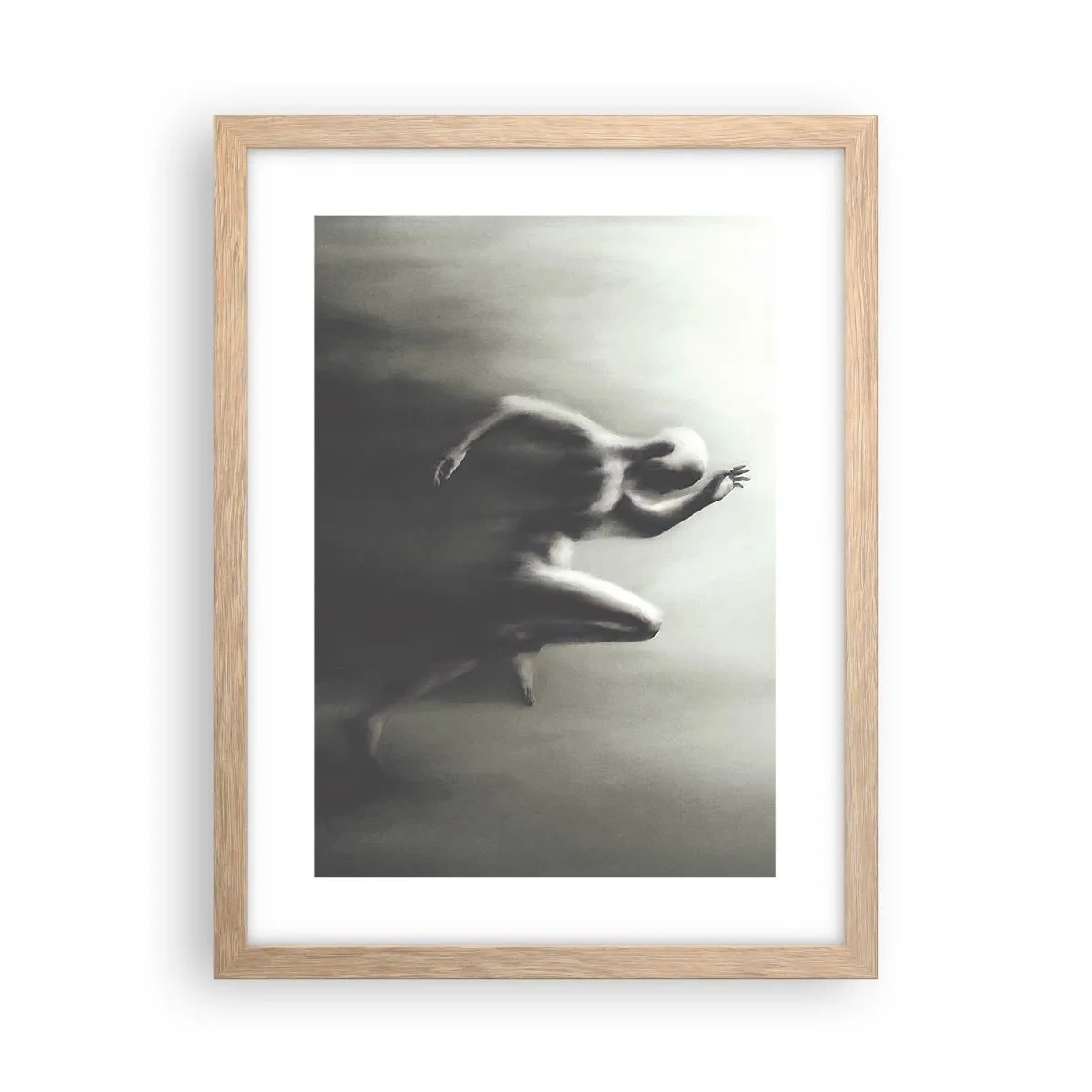 Poster in light oak frame - Unstoppable - 30x40 cm