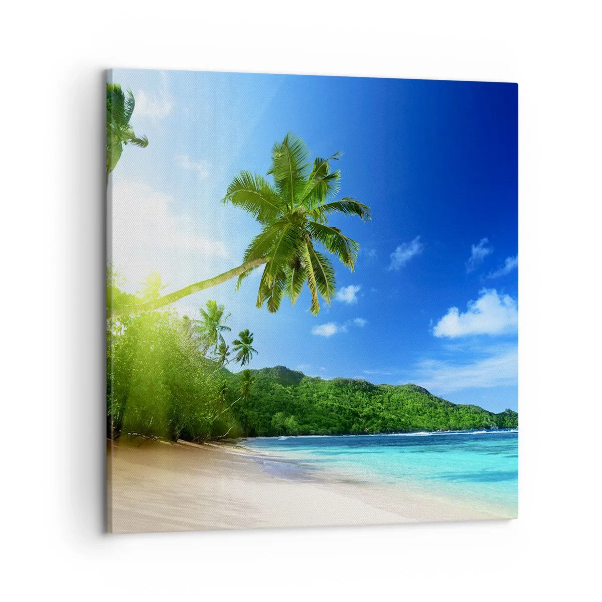 Canvas picture - Mild Touch of the Tropics - 50x50 cm