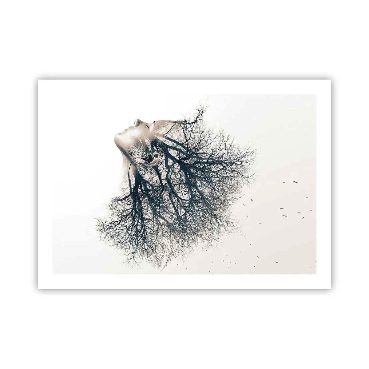 Poster - Listening to the Whisper of the Trees - 70x50 cm