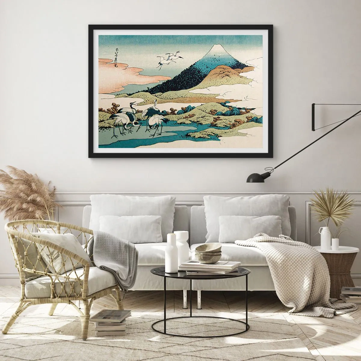 Poster in black frame - In a Japanese Spirit - 100x70 cm