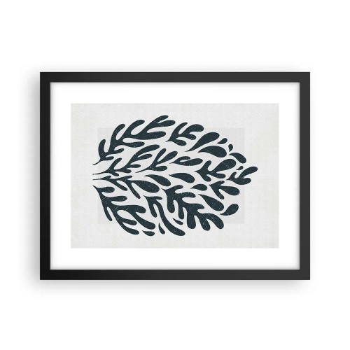 Poster in black frame - Shapes of Nature - 40x30 cm