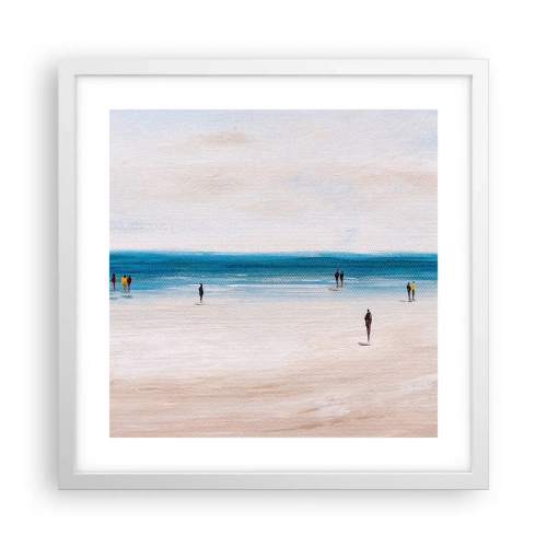 Poster in white frmae - Natural Need - 40x40 cm