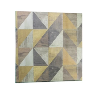 Glass picture - The Art. of Triangles - 70x70 cm