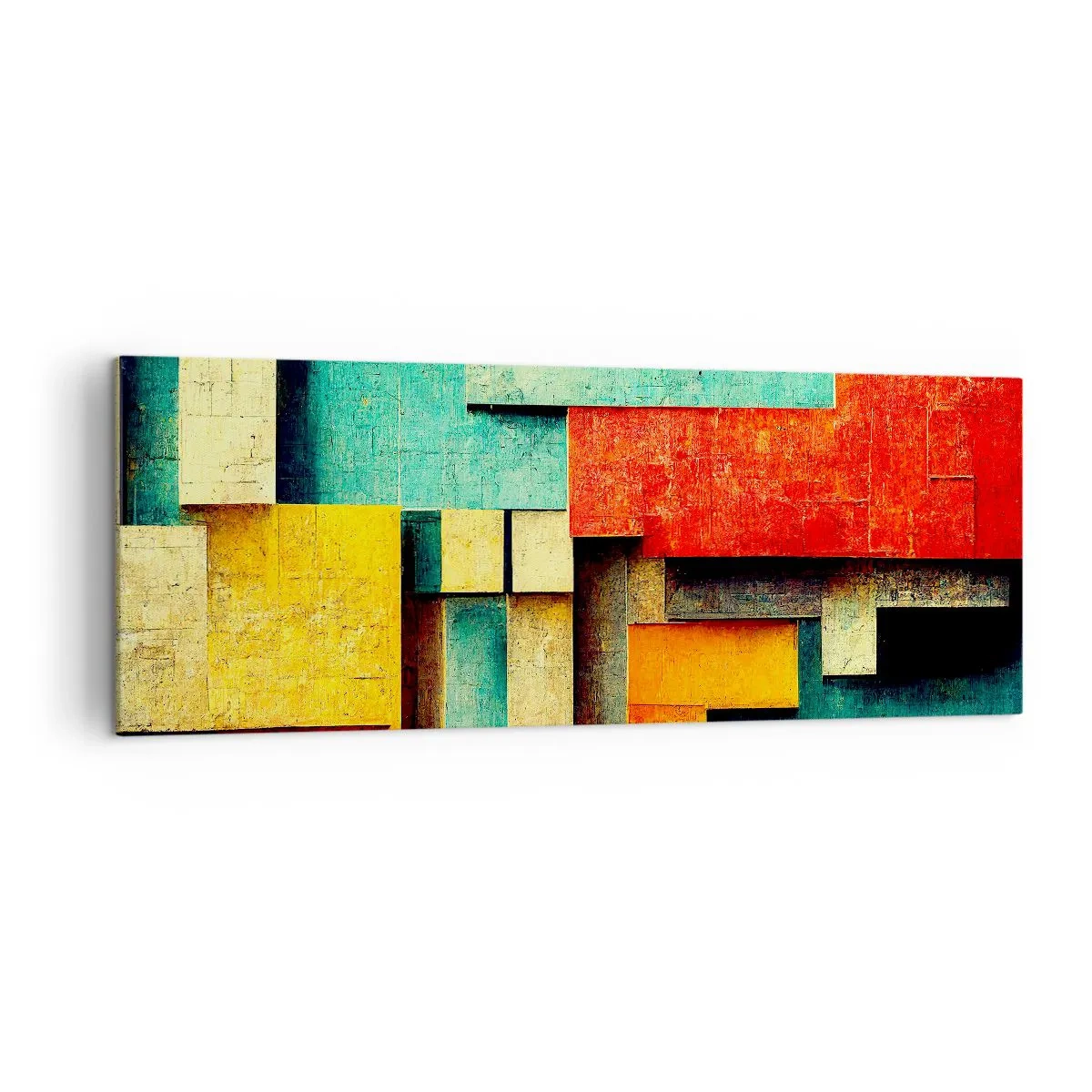Canvas picture - Festival of Right Angles - 140x50 cm