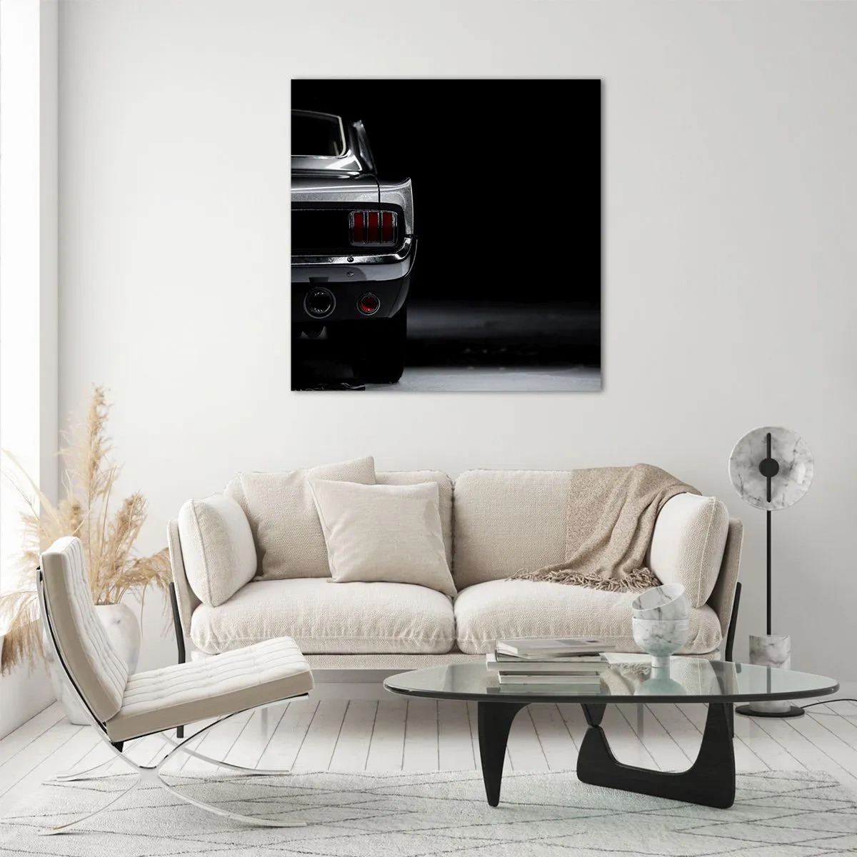 Glass picture - Charm of the Classic - 50x50 cm