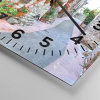 Clock face with numbers