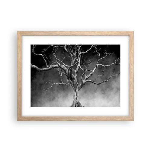 Poster in light oak frame - Primordial and Sacred - 40x30 cm