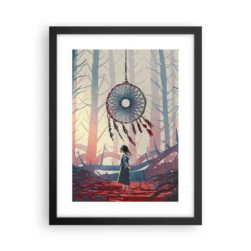 Poster in black frame - Mysterious Ritual of Life - 30x40 cm