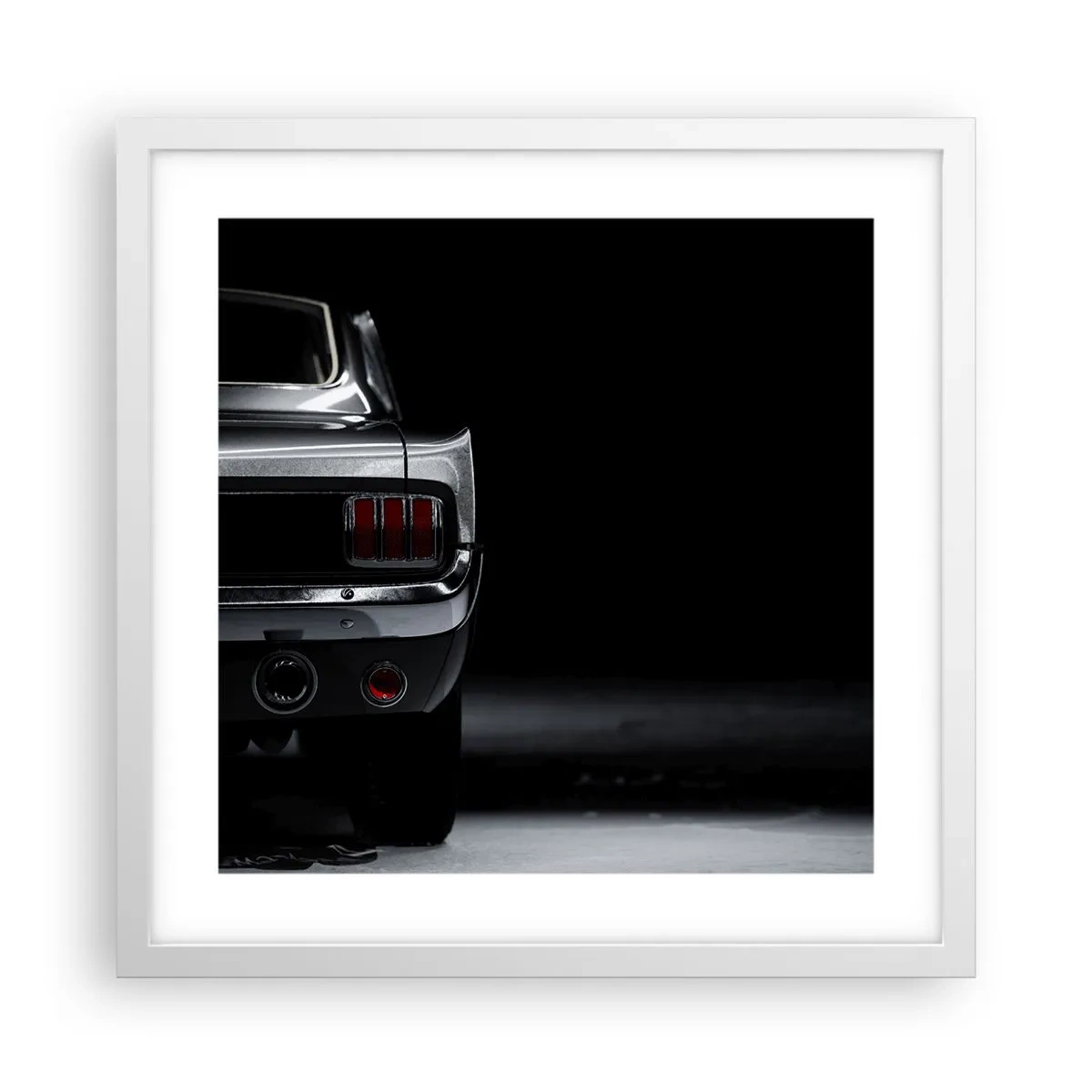 Poster in white frmae - Charm of the Classic - 40x40 cm
