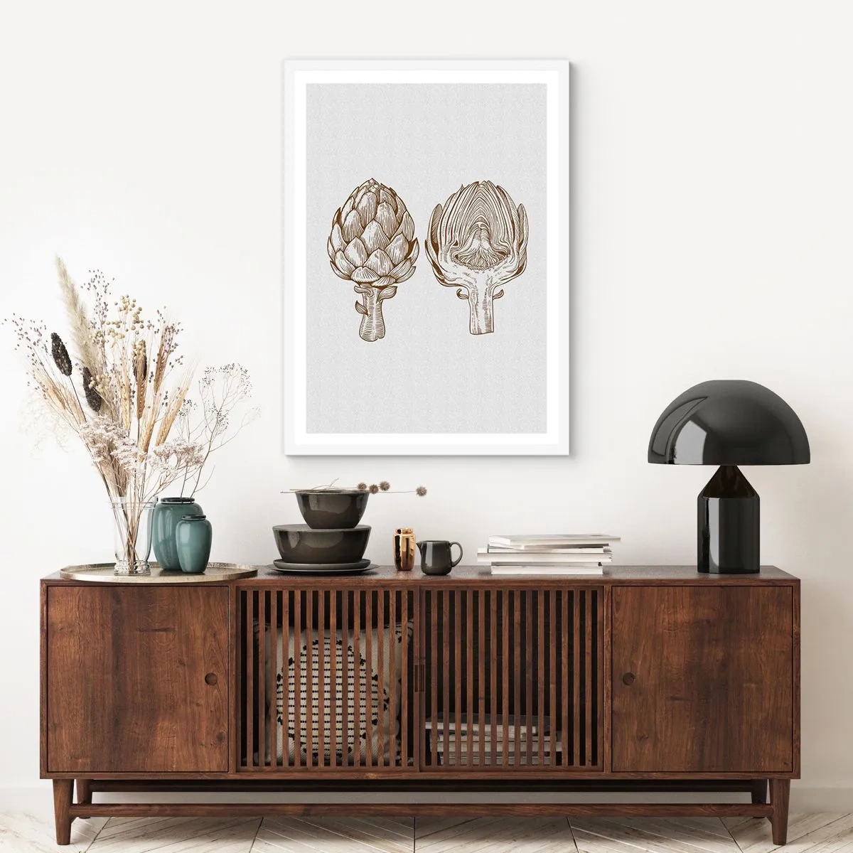Poster in white frmae - Anatomy Lesson - 40x50 cm
