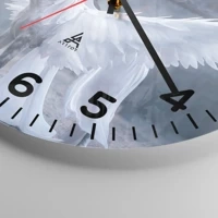 Clock face with numbers