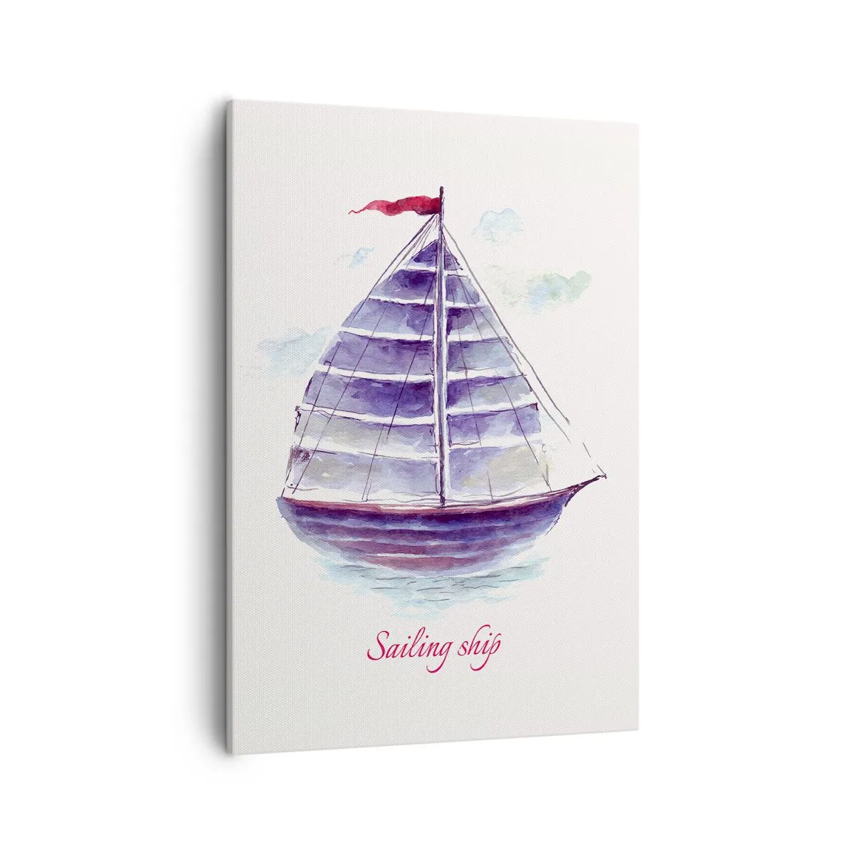 Canvas picture - Full Sails And Calm Waters - 50x70 cm