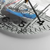 Clock face with numbers