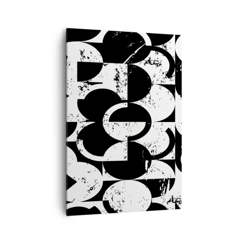 Canvas picture - White Is White and Black Is Black - 70x100 cm