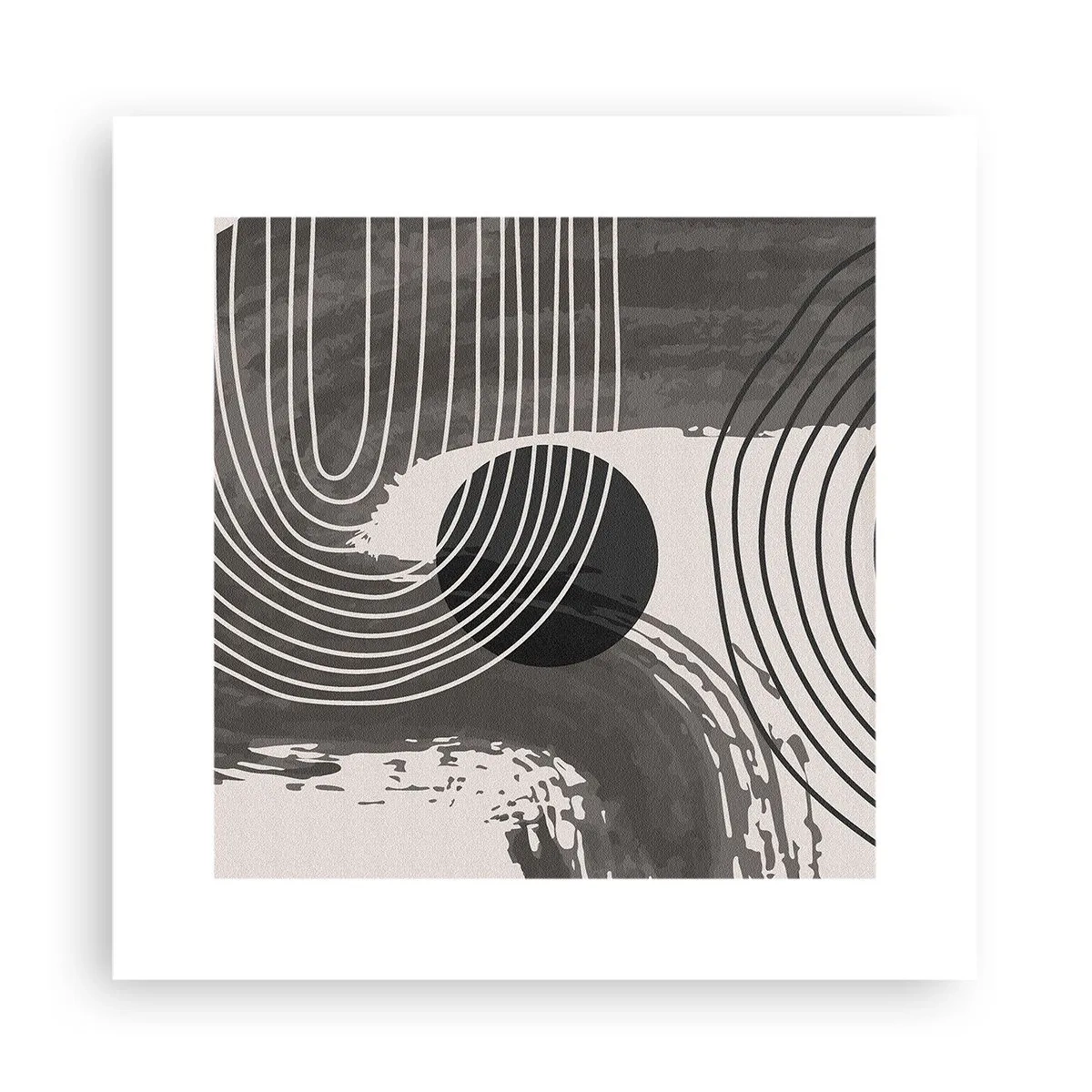 Poster - Oval Wins - 30x30 cm