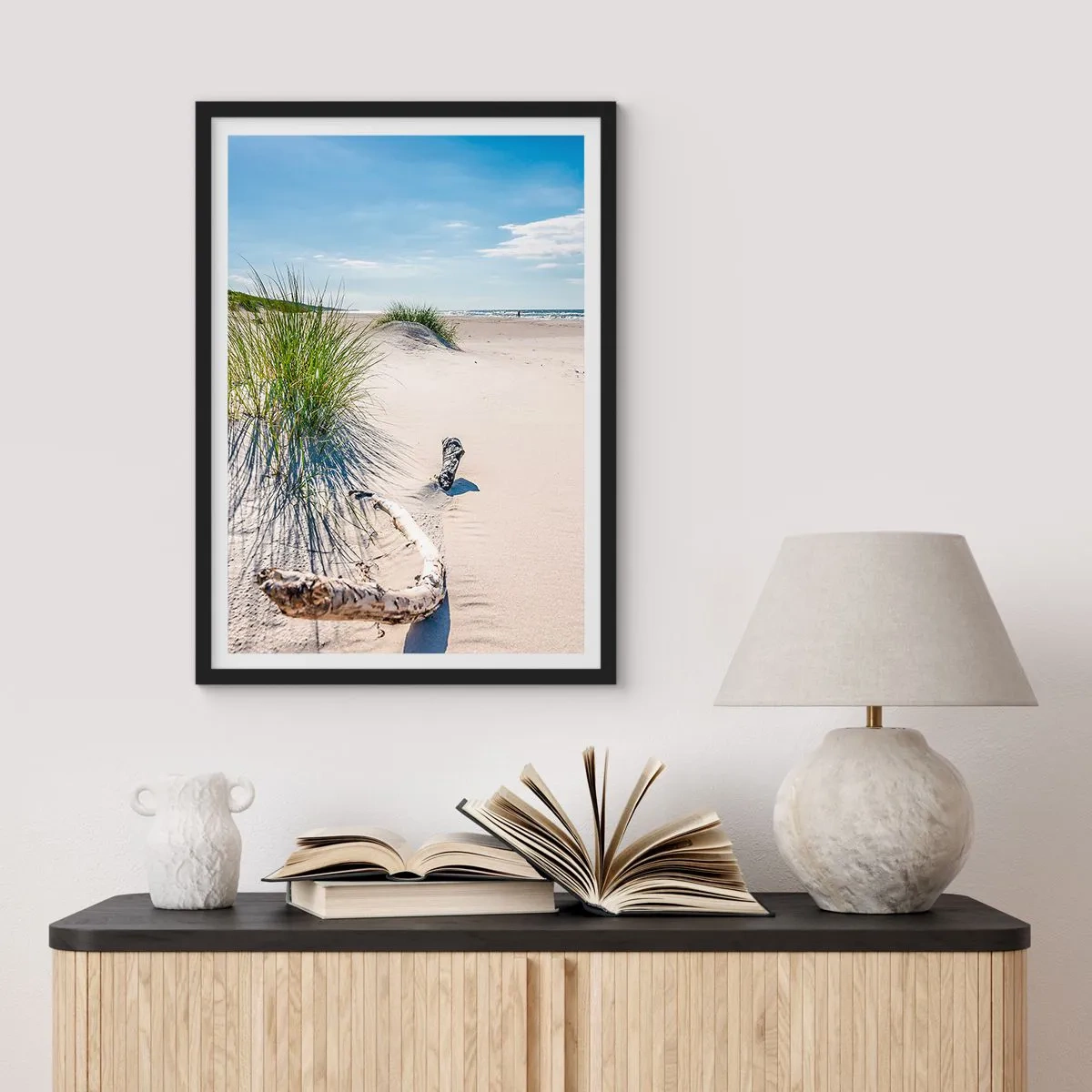 Poster in black frame - The Most Beautiful? Baltic One - 61x91 cm