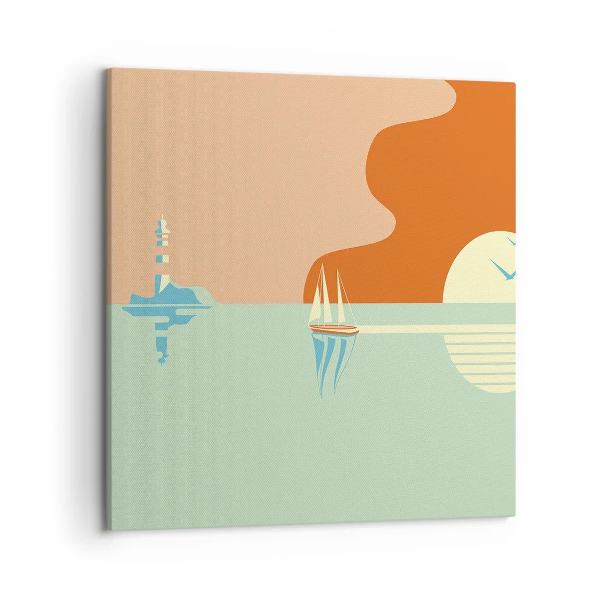 Canvas picture - Ideal Sea Landscape - 50x50 cm