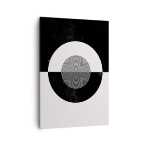 Canvas picture - Harmony in Black and White - 70x100 cm