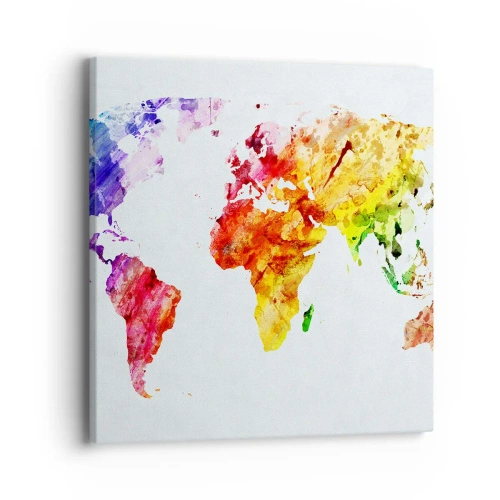 Canvas picture - All Colours of Light - 40x40 cm