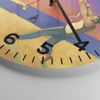 Clock face with numbers