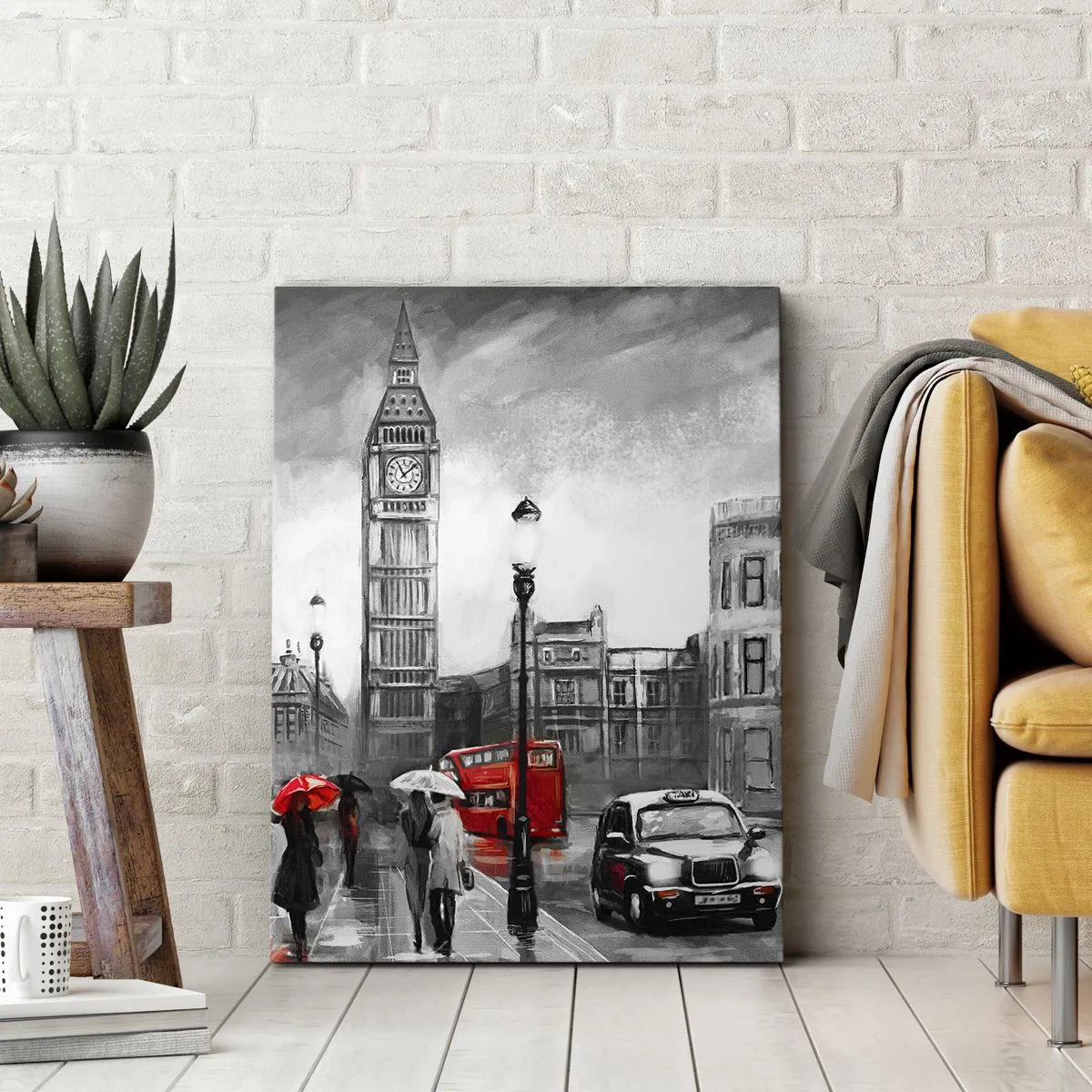 Canvas picture - Not Such a Grey City - 55x100 cm