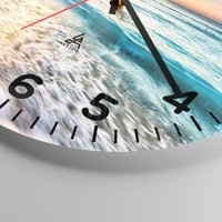 Clock face with numbers