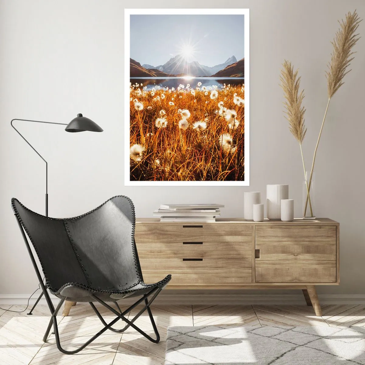 Poster - Toughness of Rocks, Softness of Grass - 50x70 cm